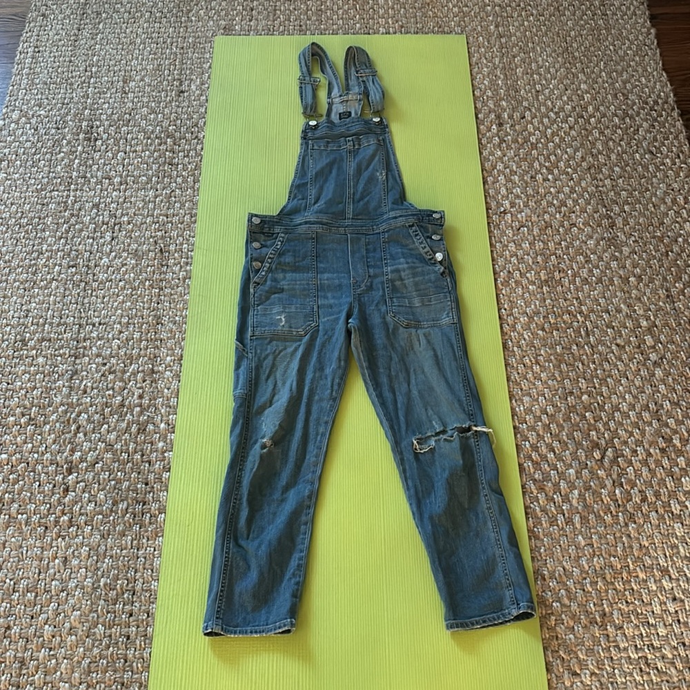 Citizens of Humanity XS light wash overalls!
